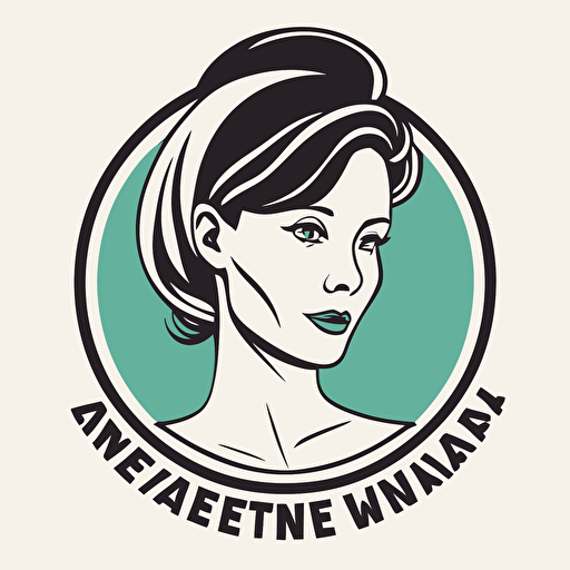 emergency department nurse logo, vector style simple, white background
