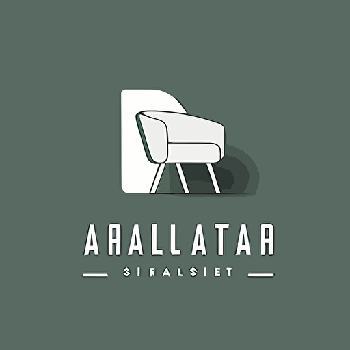 logo simple vector modern clean minimalist agency furniture