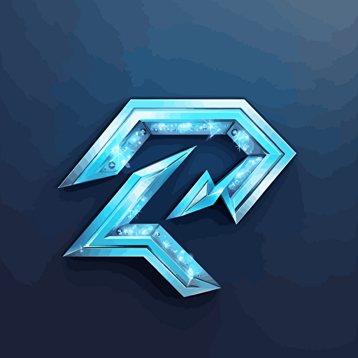 Modern vector logo with CZ designer letter in blue,white,blue colors
