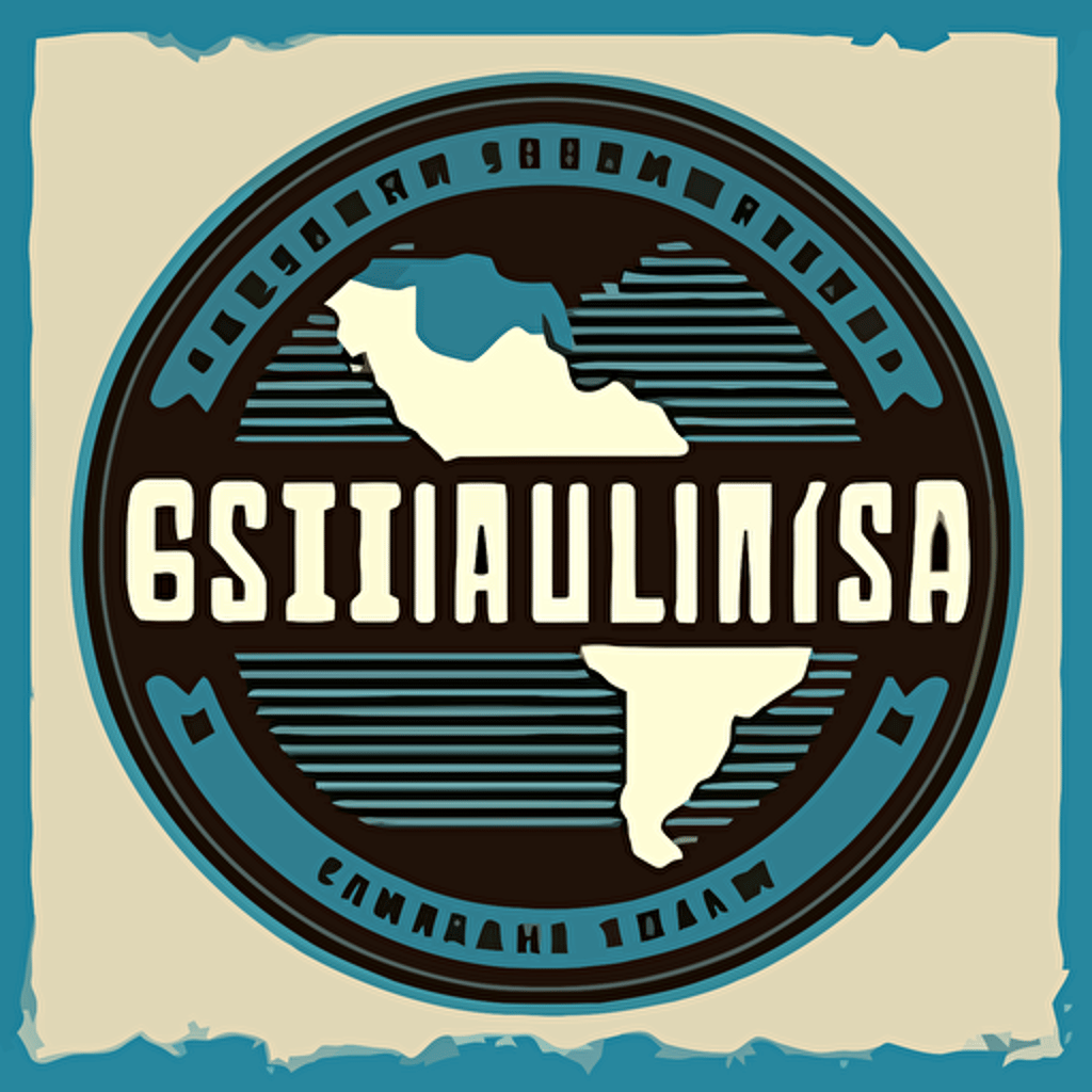 "guatemala mission trip 2023" logo. include a map of guatemala in the design. simple vector style