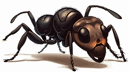 friendly huge ant vector,