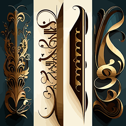 vector text dividers