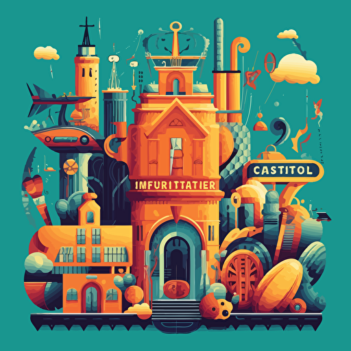 vector illustration creative industries