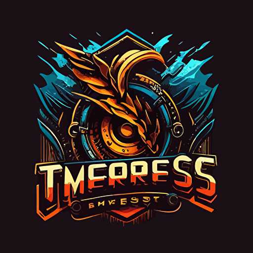a vector logo for My video game business called Tempest Games