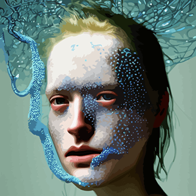 kodak portra 400 highly detailed britt marling style 3 4 fine art portrait photography paolo roversi face body merging luminescent jellyfishes filaments symbolic metamorphosis complex 3d render 150 mm lens bust intricate filaments details elegant hyper realistic ultra detailed octane render underwater soft colours emotionally evoking head focus fantasy elegant soft light volumetric lighting highly detailed 8 k soft light volumetric lighting refined highly detailed soft lighting colors scheme fine art photography hyper realistic photo realistic