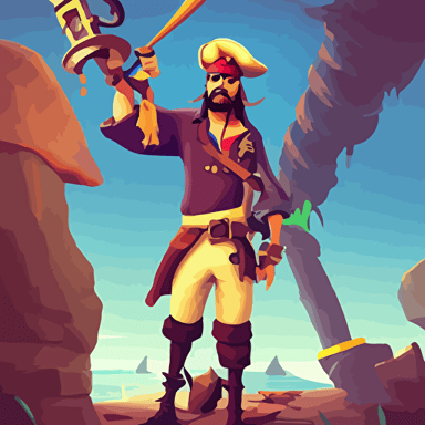 painting jack pirate sea thieves game avatar hero smooth face median photoshop filter cutout vector behance hd jesper ejsing rhads makoto shinkai lois van baarle ilya kuvshinov rossdraws illustration art ilya kuvshinov gustav klimt