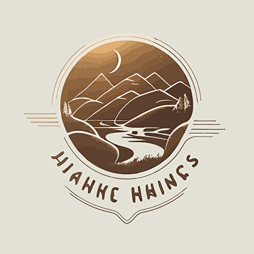 logotype, Khanu Journeys, vector, branding, simple, modern