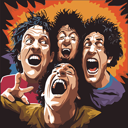 Ween American rock band vector