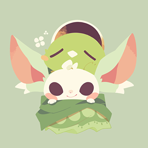 grogu 2d vector design