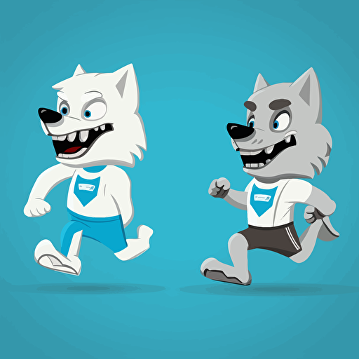 vector kids Soccer logo. Great white shark/wolf hybrid : : Shark : : 0.7 : : wolf : : 0.5