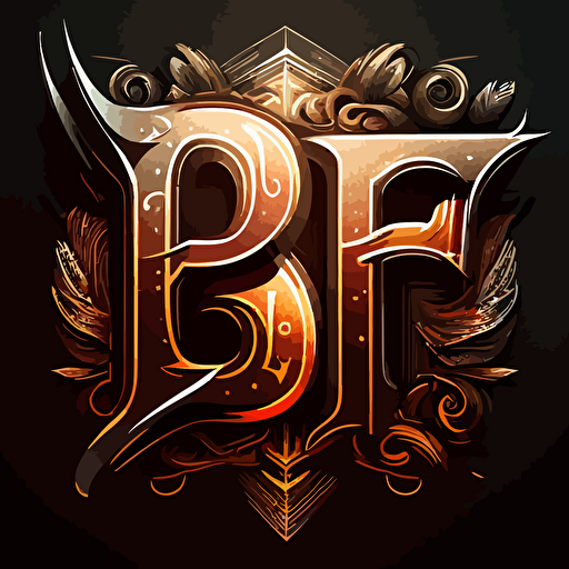 vector 2D Logos of letters "GP"