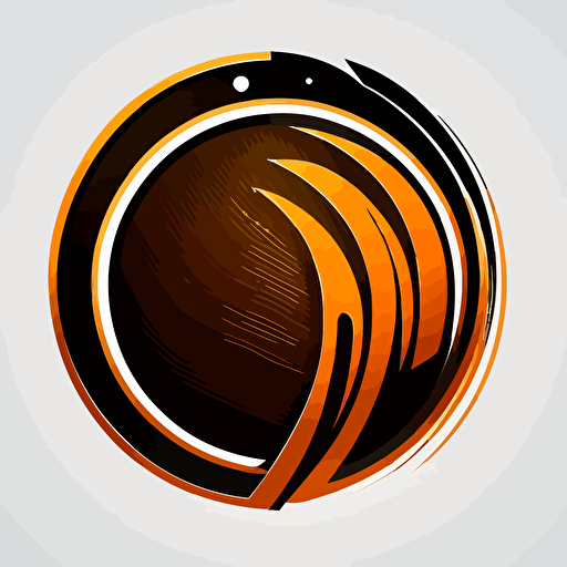 vector logo, circle, simple, Henrion style