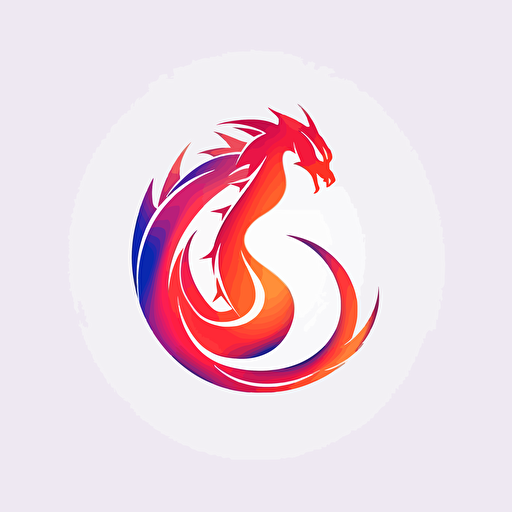 Minimalist abstract logo with dragon image and Z letter, vector logo design, maternity logo design, successful branding