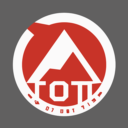 a vector monochromatic logo for a concrete business located in boise idaho