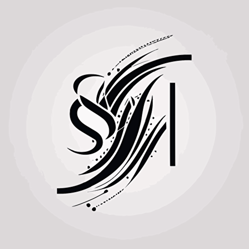 Abstract Minimal logo vector ,lettermarks S and G