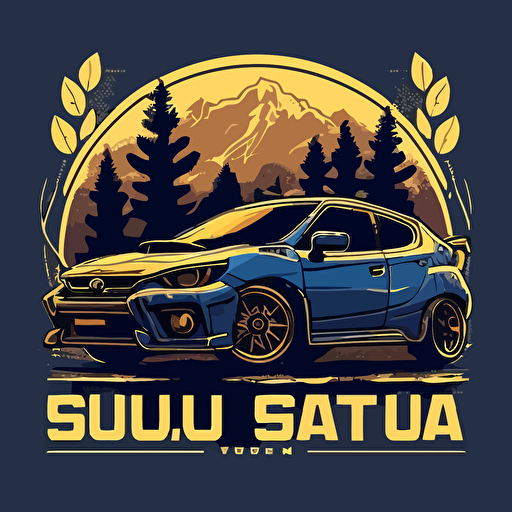 Subaru club almaty vector