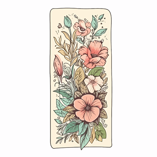 bookmark with bible verse, vector white background