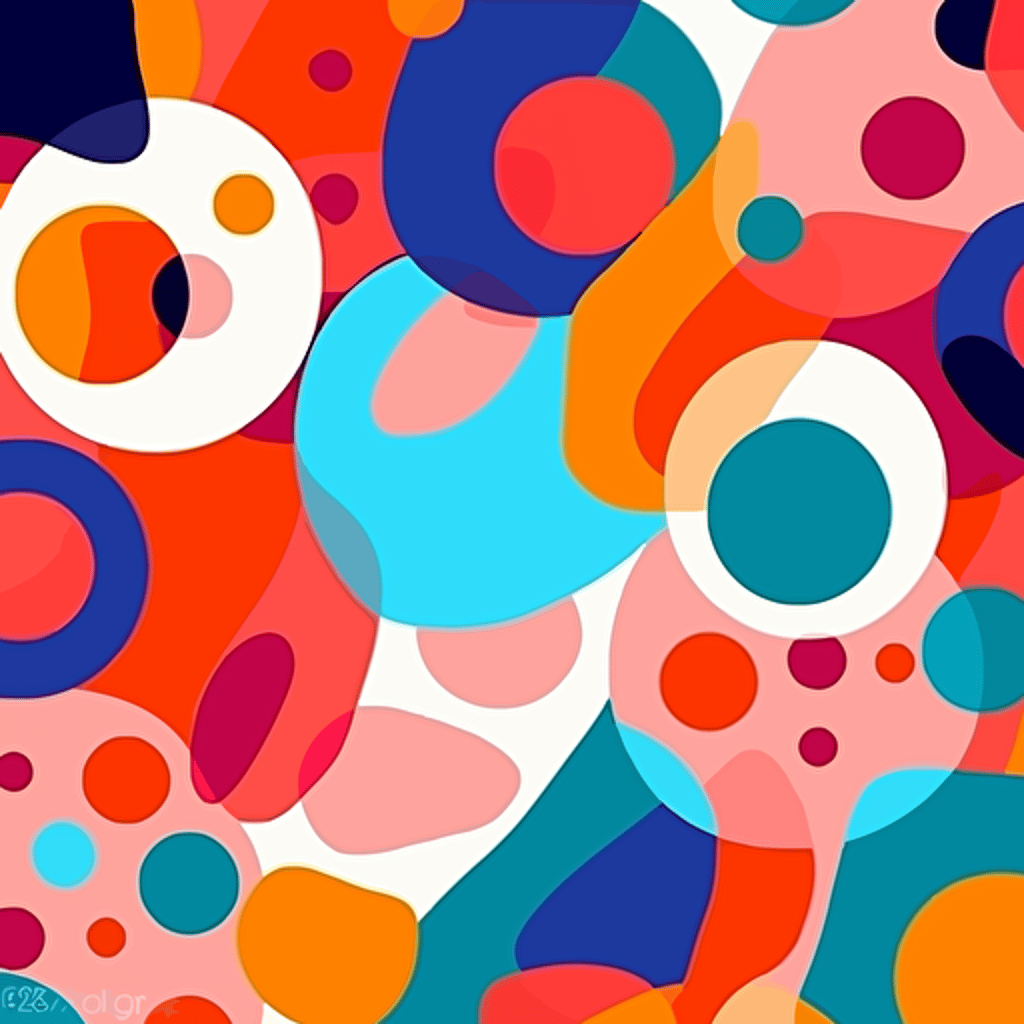 Abstract fun color pattern cartoon texture for doodle geometric background, Vector trend shape, fun colours,