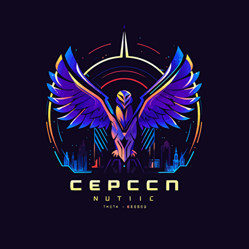 Czech Republic vector Night Club styled the logo in a futuristic simple way, vector simple logo,