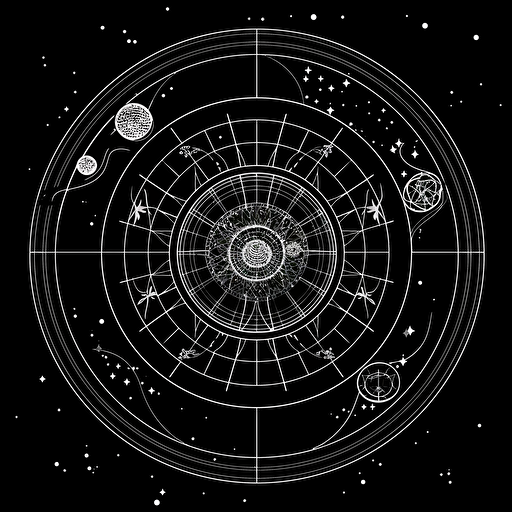 karma law, whatever you put into the universe will come back to you, vector icon,