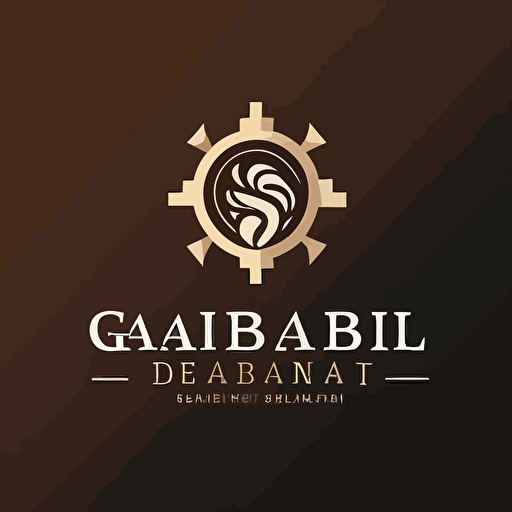 an logo for an company named GAB specialized in business inteligense for medical companies, simple, vector, modern