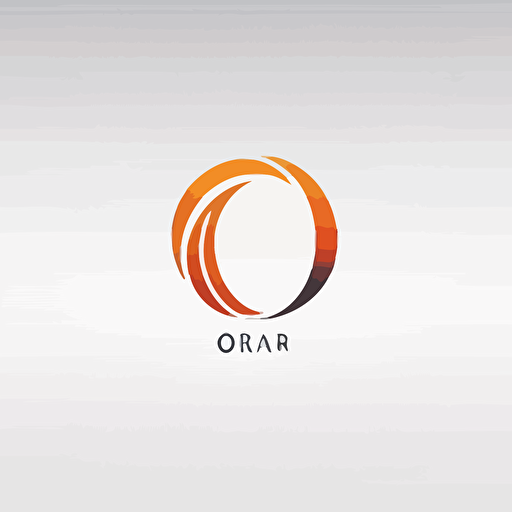 simple minimalistic vector logo. Letter O. movement. africa. inspired by NALA. inspired by moneygram V5
