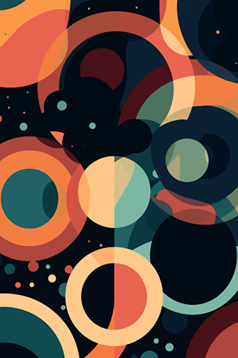 saturn, abstract pattern, minimalistic vector, vivid colours,