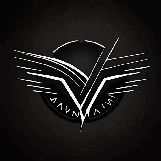"NOVAtron" shaped logo, simplistic, flat, vector, black,