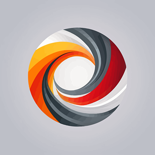 vector logo certifi, white orange red and grey colors