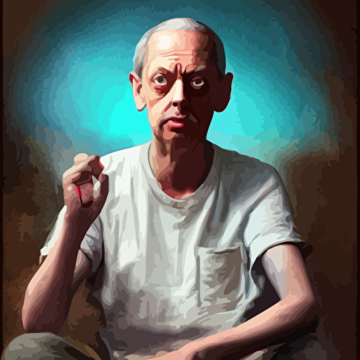 hyperrealistic mixed media high resolution painting steve buscemi disguised ghandi stunning 3d render inspired art jamie salmon greg rutkowski perfect facial symmetry dim volumetric lighting 8k octane beautifully detailed render body shot post processing extremely hyper detailed intricate epic composition highly detailed attributes highly detailed atmosphere cinematic lighting masterpiece trending artstation detailed masterpiece stunning flawless completion lifelike texture perfection