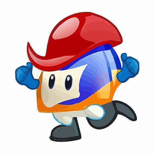 logo,mascot, simplistic, Jiggling jello wearing an NFL helmet, vector, white background