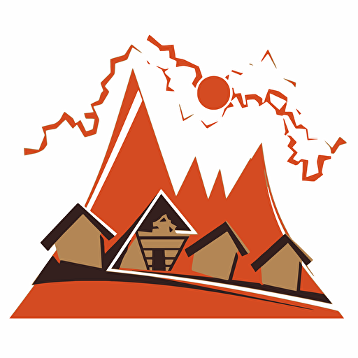 earthquake logo vector
