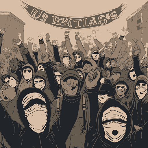 football ultras vector art