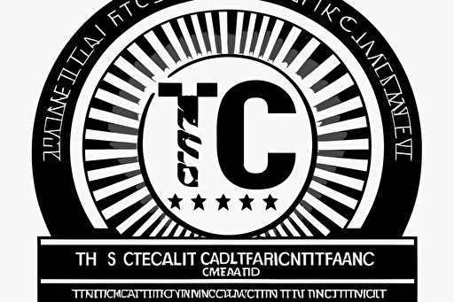 TCI Fabrication welding shop trademark, simple, vector