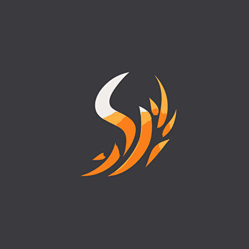 minimal vector logo design that has a magnet that looks like the letter S, this is for a new digital startup company IsafeUp