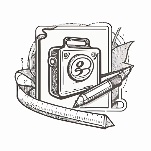 logo outline vector drawing, send a API post request