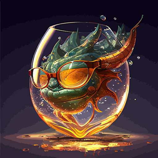 scouter glass dragon ball, vectorial