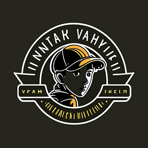 logo for youth filmmaker vector linework, simple and modern