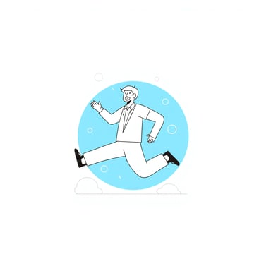 a man slipping and falling