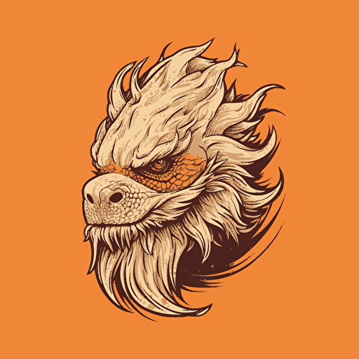 make a logo for a company that sells bearded dragons, vector art