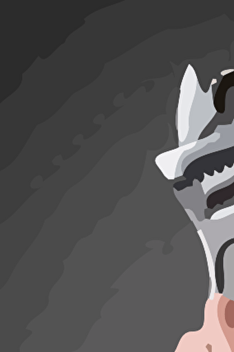 make this image vector lik