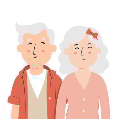 an elderly couple