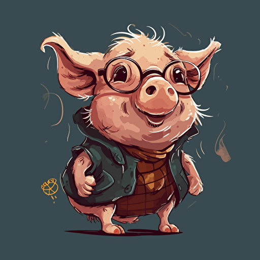 pig, vector, harry potter,