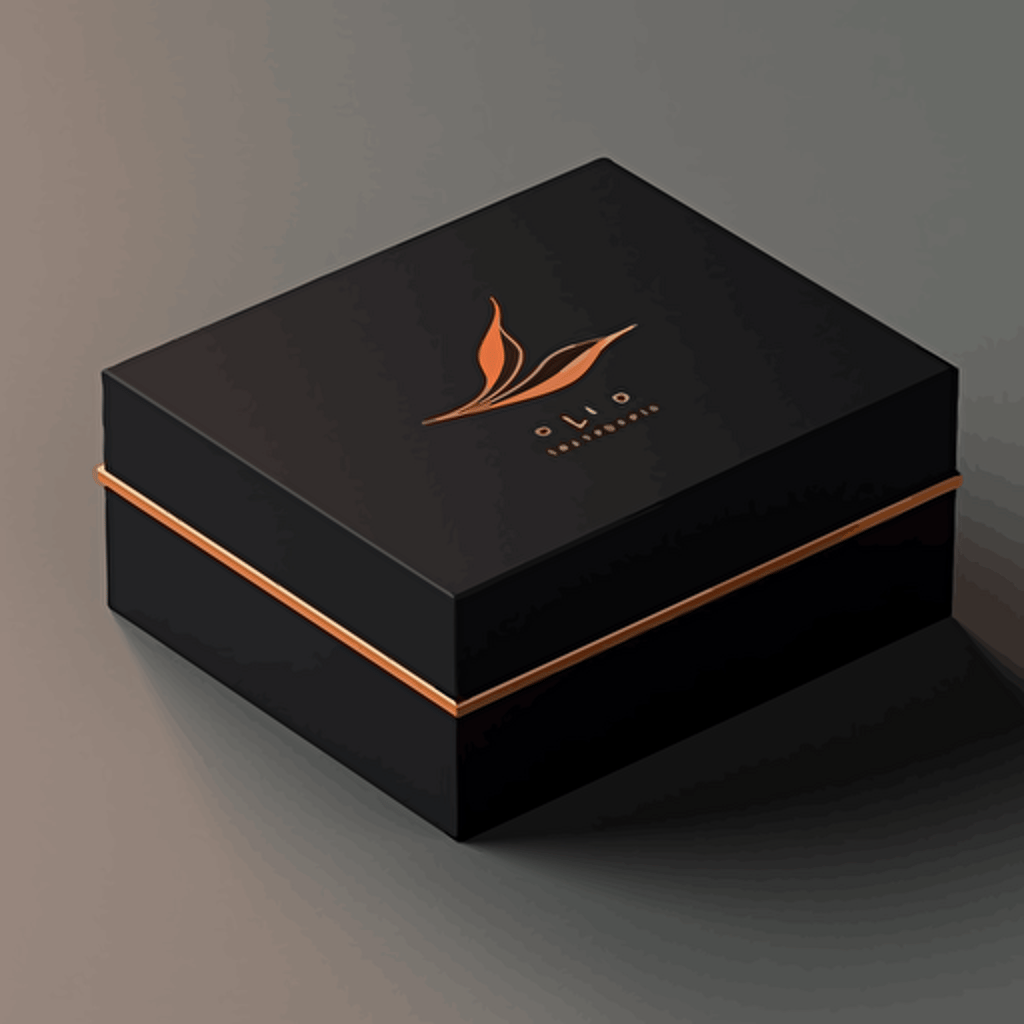 A high quality simple and clean logo for a brand that makes rigid boxes. High definition vector logo.