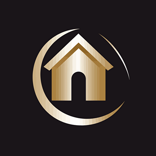 logo, gold lining, strong, vector, property management