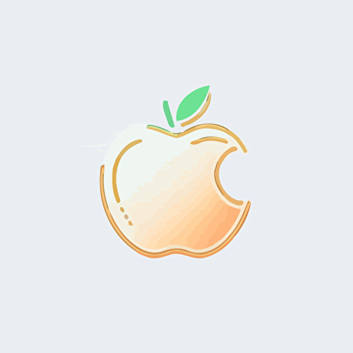 a simple, vector art logo for a cryptocurrency brand. White background, simple like the Apple logo