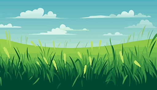 grass field flat clean vector ,
