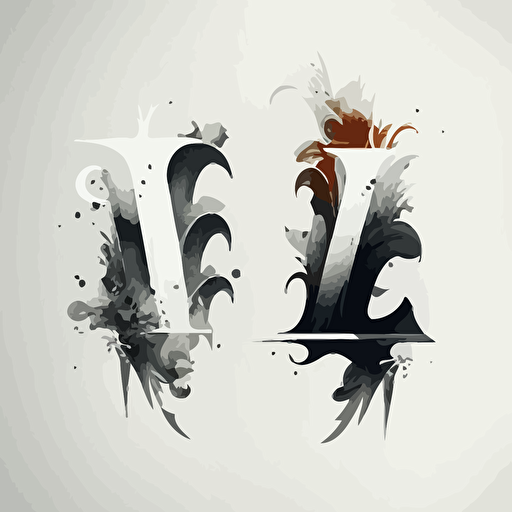 two letters next to each other, letter "E" and "W", should appear as "EW", capital letters, simple, minimalist, logo, brilliant, painting, vector, creative