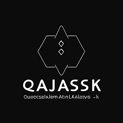 a simple modern logo for trading risk management ai called Quasar ai, high resolution, iconic, minimalist, flat vector
