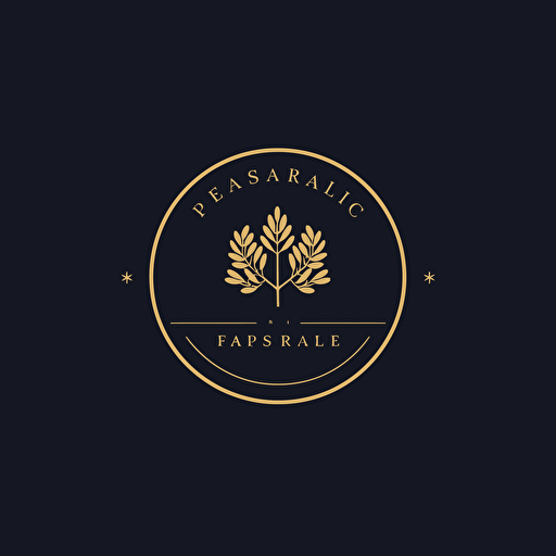 an elegant and simple psychologist vector logo using serif font and only black and gold colors